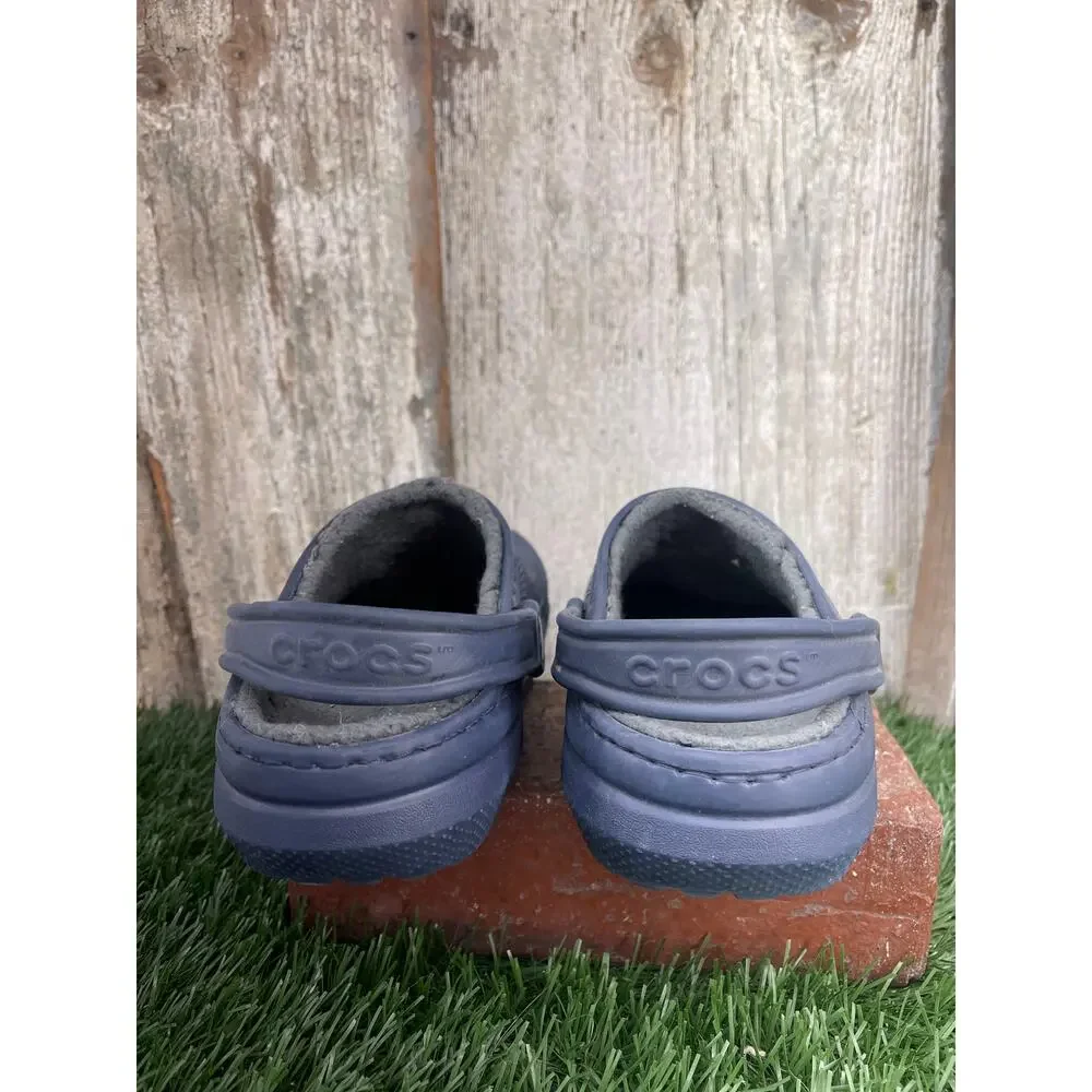 CROCS Lined Navy Clogs Clogs Youth J3